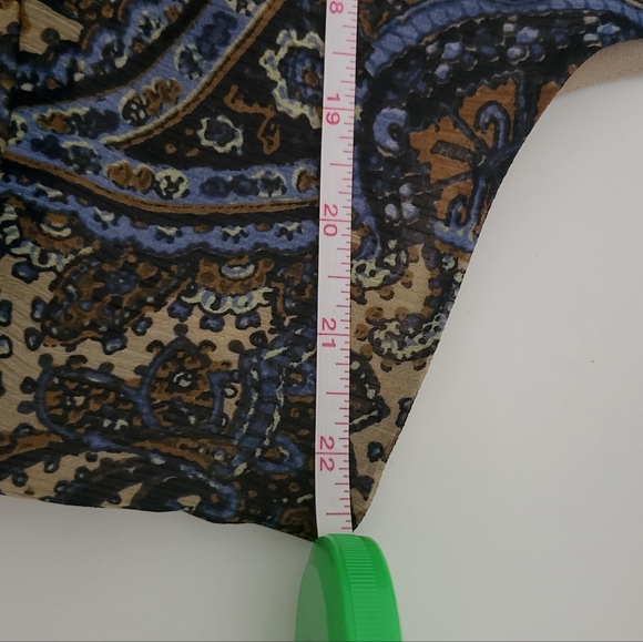 a.n.a Paisley Sleeveless Top Size 1X - Picture 11 of 12